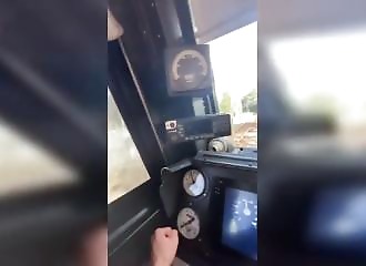 They broke into the driver's cab and caused chaos on a train in Sydney