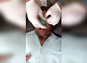 This procedure involves inflating a balloon inside the nose until it reaches the mouth