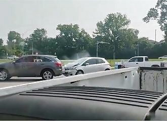 A roadrage really goes too far!
