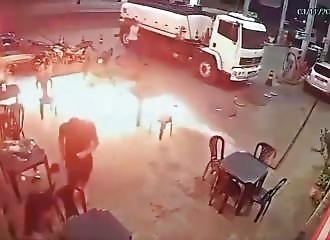 A customer has a terrible idea and causes huge panic at the gas station