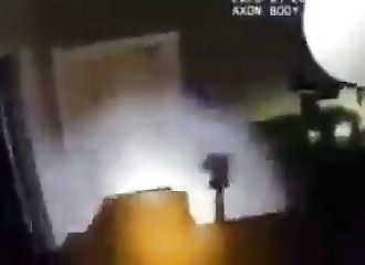 Policewoman thinks she's shooting a suspect, but it's her reflection in a mirror