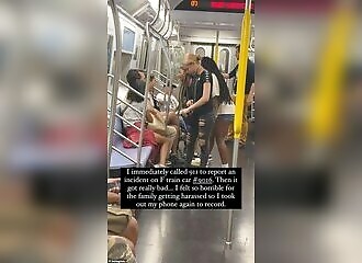  Agression contre une famille asiatique dans le métro de New York