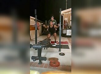 His workout partner is completely useless (and painful)