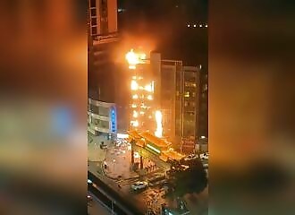 Drama in Chongqing: explosion and devastating fire in a building