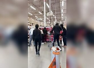 Des malfrats se regroupent pour voler 5000€ de marchandise en quelque secondes