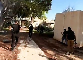 Terrorists film themselves investing a kibbutz in Israel