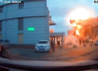 Impressive and deadly Russian strikes in Zaporijjia (Ukraine)