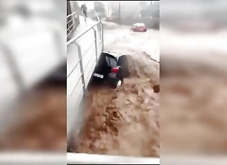 Gran Canaria under water after torrential rains