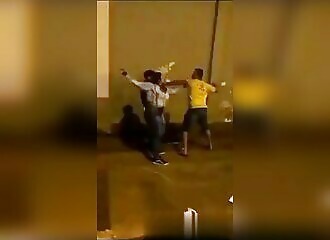 Elle met KO un agresseur en lui lançant une brique dans la tête 