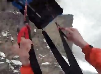 This base jumper had a brush with death before landing miraculously unharmed