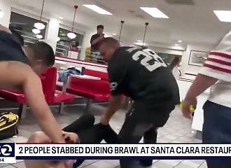 Bloody confrontation after an NFL game in California