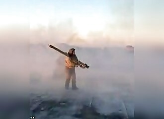 Une enseignante d'école maternelle ukrainienne élimine un missile de croisière russe avec son premier tir de lance-roquettes