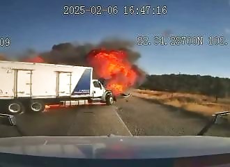 Deadly pile-up on a Mexican highway