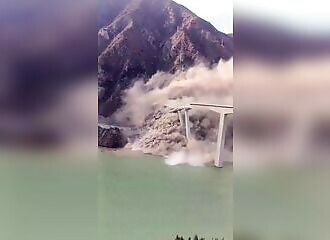 Un pont flambant neuf s’effondre en Chine après quelques mois