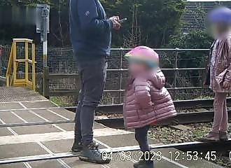 British train network posts shocking video of people playing with their lives and the lives of others on the tracks