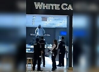 Un agent de sécurité de l'Ontario, intrépide stoppe un voleur armé d'un marteau dans une bijouterie