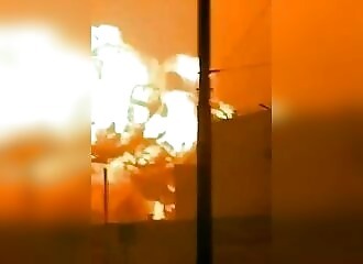 Tank factory explodes in Russia
