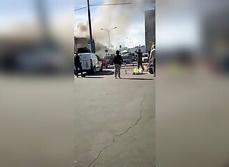 Un drone frappe l'Ukraine un jour de marché