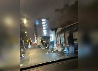 German couple surprised on their way to Paris hotel