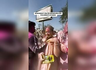 Harassment and violence during Holi in India