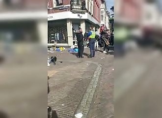 Netherlands: Long lines, evacuations, and devastated streets—all for a Swatch watch