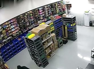 They robbed a cannabis shop, set it on fire, and caught fire themselves as they fled