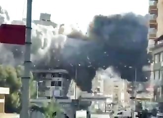 Israeli missile annihilates building south of Beirut